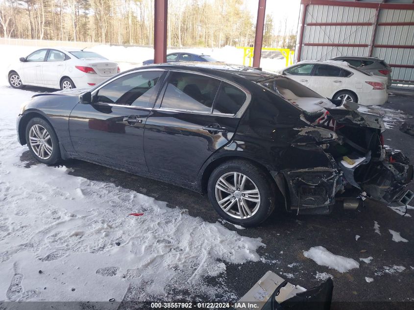 2013 INFINITI G37X - JN1CV6AR3DM352909