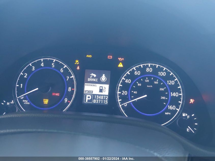 2013 INFINITI G37X - JN1CV6AR3DM352909