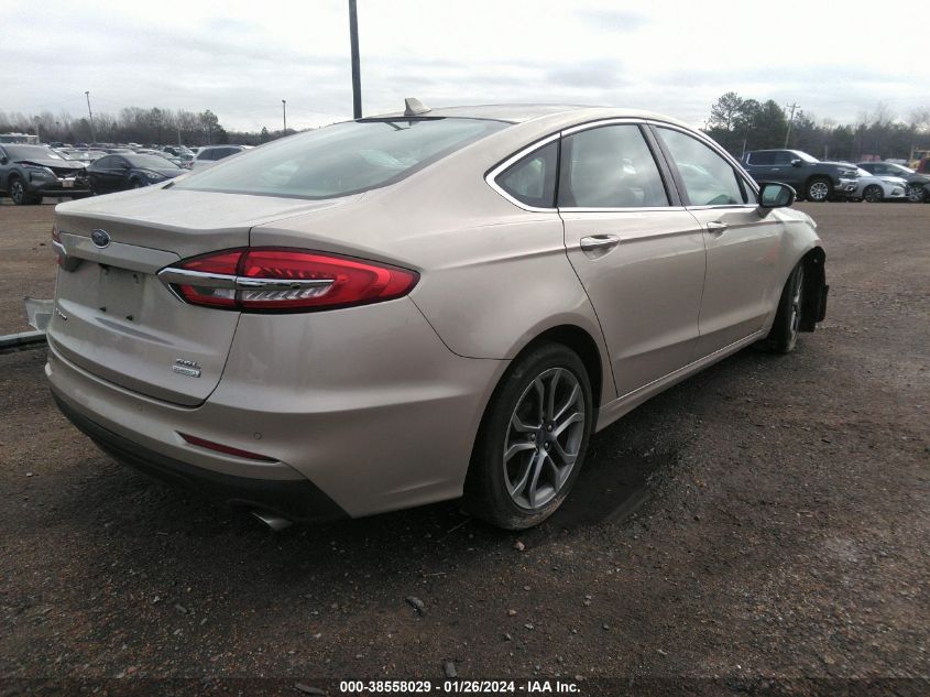 2019 FORD FUSION SEL - 3FA6P0CD0KR219702