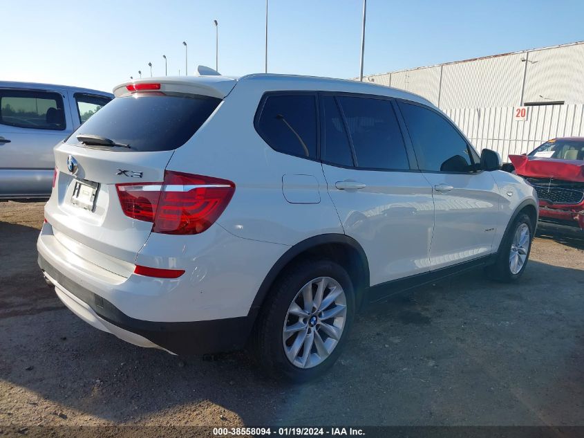 2016 BMW X3 XDRIVE28I - 5UXWX9C59G0D73583