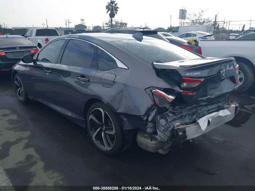 2018 HONDA ACCORD SPORT - 1HGCV1F31JA215292