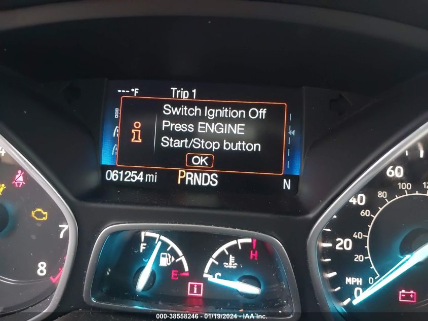 2019 FORD ESCAPE SE - 1FMCU0GD3KUA50585