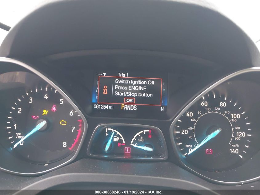 2019 FORD ESCAPE SE - 1FMCU0GD3KUA50585