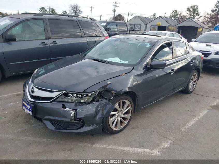 2016 ACURA ILX PREMIUM PACKAGE/TECHNOLOGY PLUS PACKAGE - 19UDE2F70GA001156