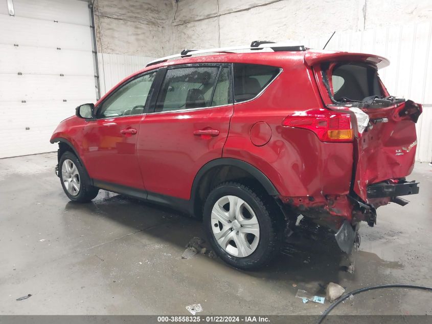 2013 TOYOTA RAV4 LE - JTMBFREV2DD035198