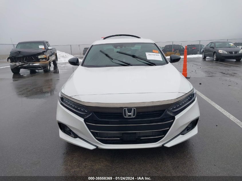 2022 HONDA ACCORD SPORT - 1HGCV1F37NA086206