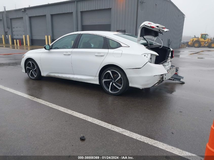 2022 HONDA ACCORD SPORT - 1HGCV1F37NA086206
