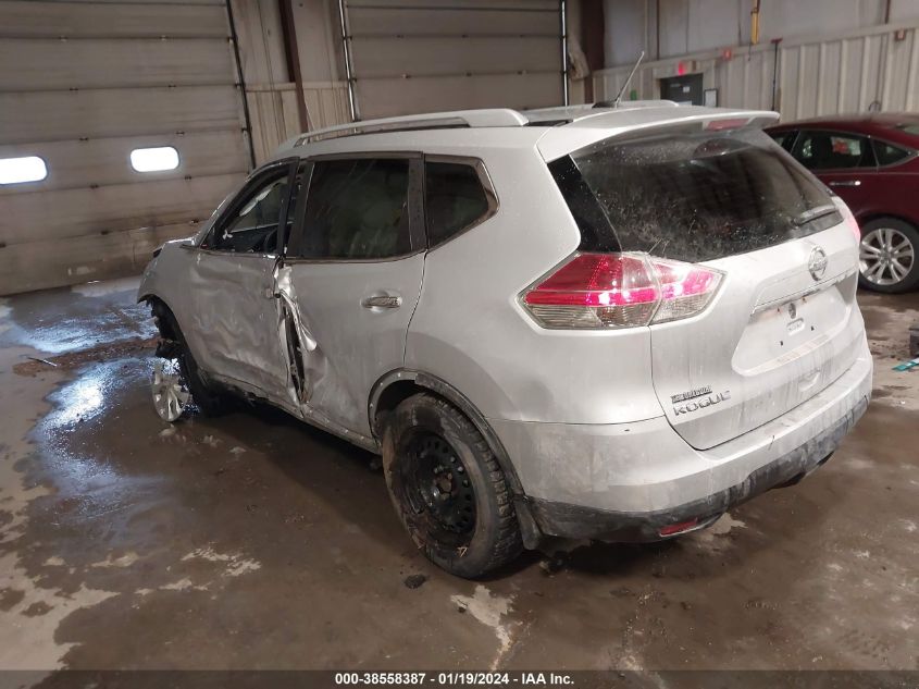 2016 NISSAN ROGUE - 5N1AT2MT2GC851412