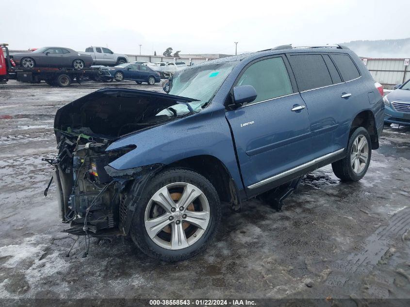 2013 TOYOTA HIGHLANDER LIMITED - 5TDDK3EH1DS216874