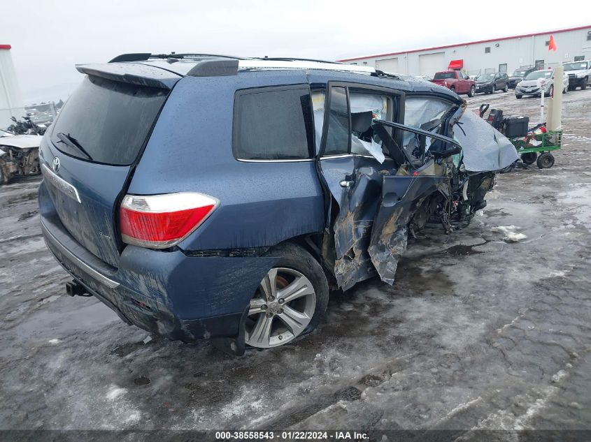 2013 TOYOTA HIGHLANDER LIMITED - 5TDDK3EH1DS216874