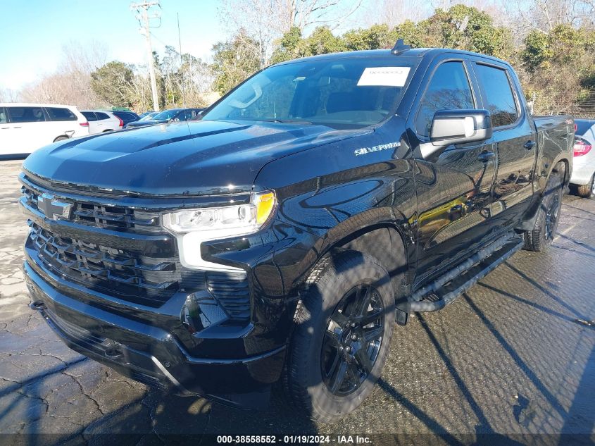 2024 CHEVROLET SILVERADO 1500 4WD  SHORT BED RST - 1GCUDEED8RZ143351
