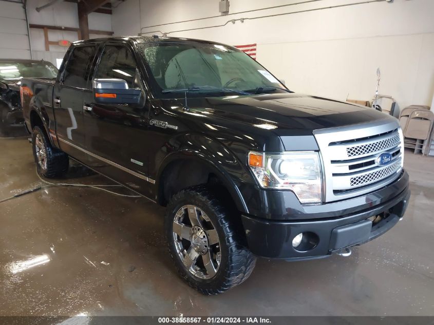 2013 FORD F-150 FX4/KING RANCH/LARIAT/LIMITED/PLATINUM/XL/XLT - 1FTFW1ET9DFA04827