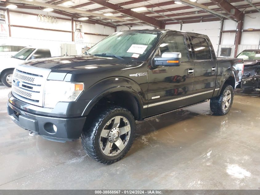 2013 FORD F-150 FX4/KING RANCH/LARIAT/LIMITED/PLATINUM/XL/XLT - 1FTFW1ET9DFA04827