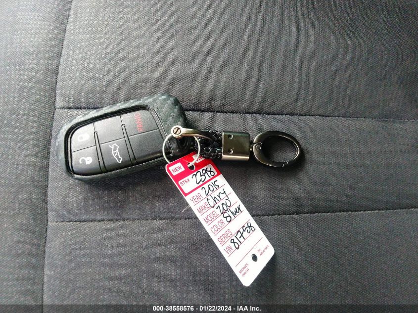 2015 CHRYSLER 200 LIMITED - 1C3CCCAB1FN681758