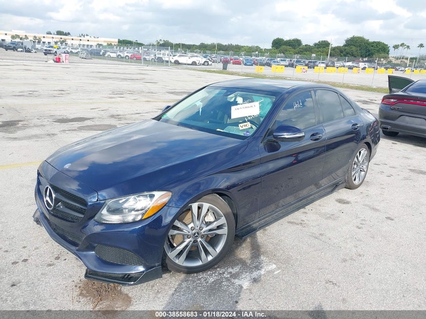 VIN 55SWF4JB0HU211212 2017 MERCEDES-BENZ C 300 LUXURY/SPORT