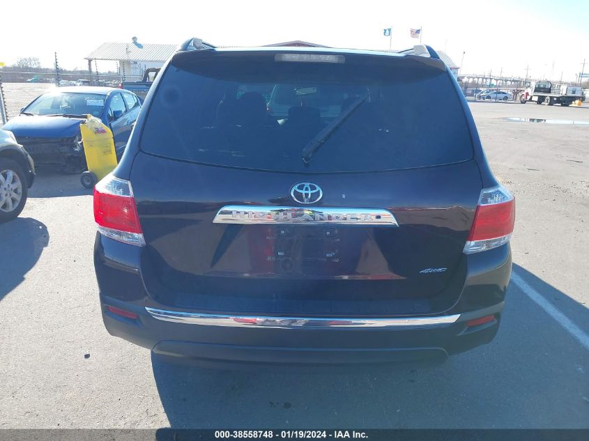 2013 TOYOTA HIGHLANDER SE V6 - 5TDBK3EH2DS177316