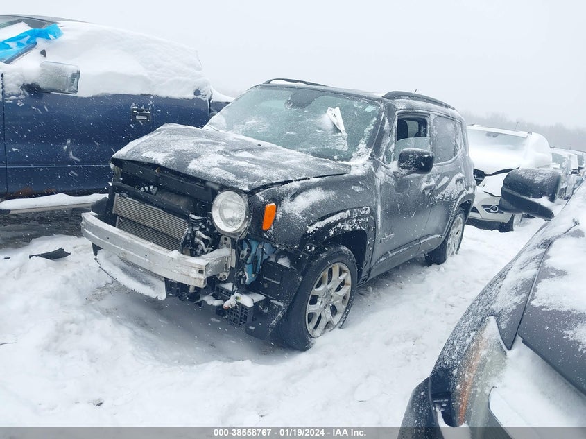 VIN ZACCJABB2HPF76337 2017 JEEP RENEGADE LATITUDE FWD