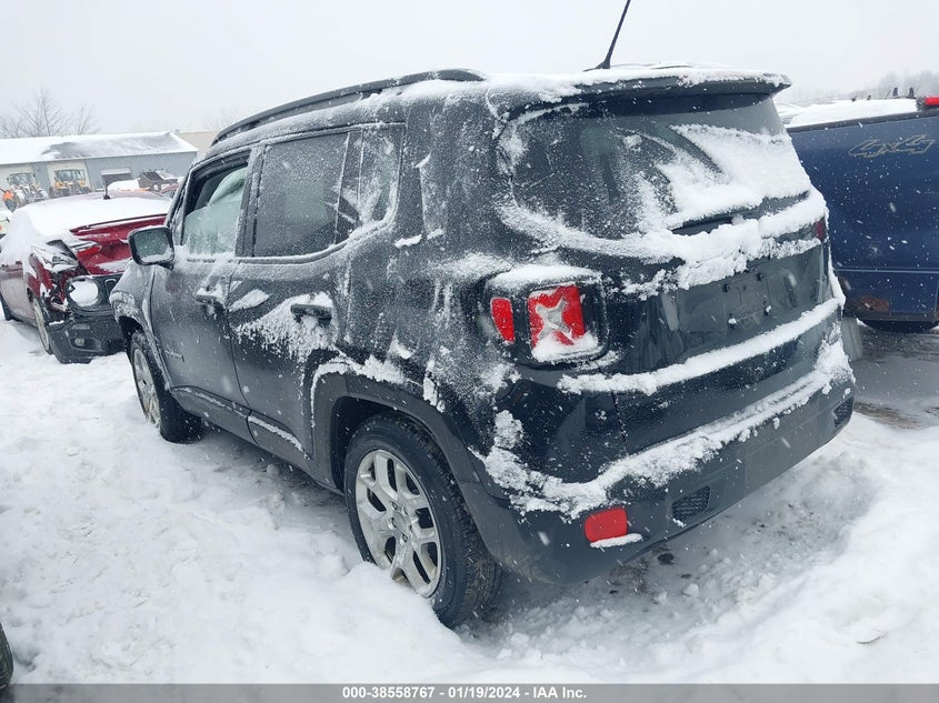 VIN ZACCJABB2HPF76337 2017 JEEP RENEGADE LATITUDE FWD