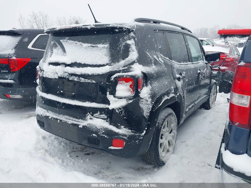 VIN ZACCJABB2HPF76337 2017 JEEP RENEGADE LATITUDE FWD