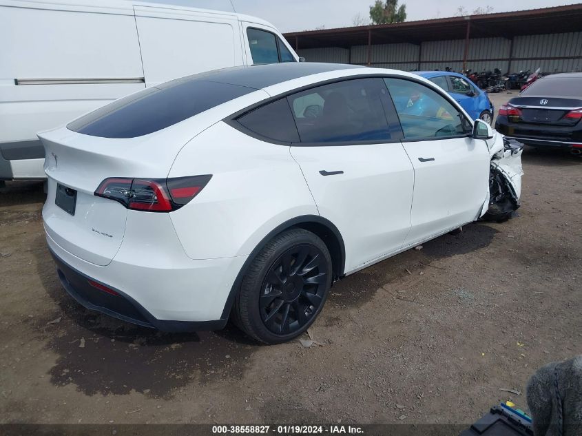 2022 TESLA MODEL Y LONG RANGE DUAL MOTOR ALL-WHEEL DRIVE - 7SAYGAEE5NF569348