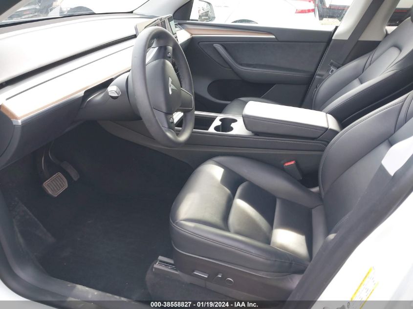 2022 TESLA MODEL Y LONG RANGE DUAL MOTOR ALL-WHEEL DRIVE - 7SAYGAEE5NF569348