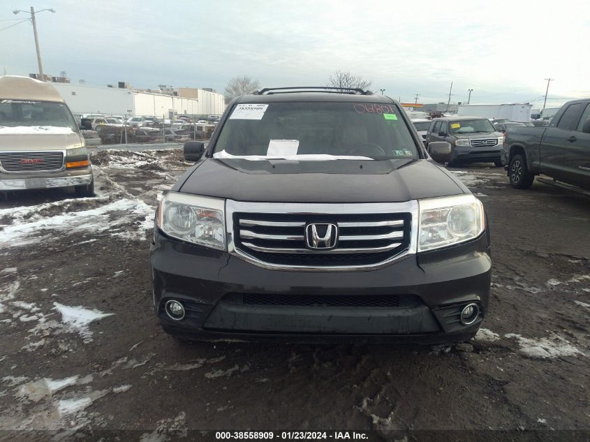 2013 HONDA PILOT EXL - 5FNYF4H66DB061801