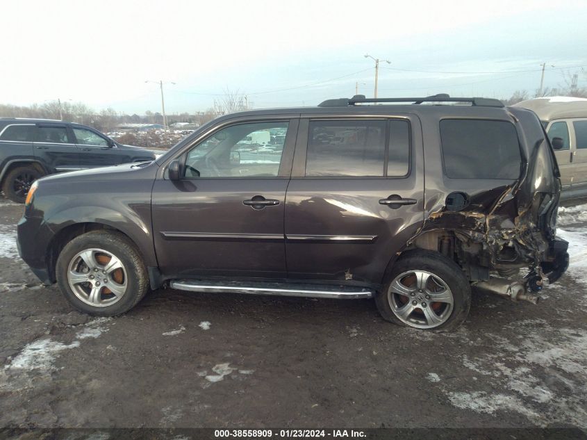 2013 HONDA PILOT EXL - 5FNYF4H66DB061801