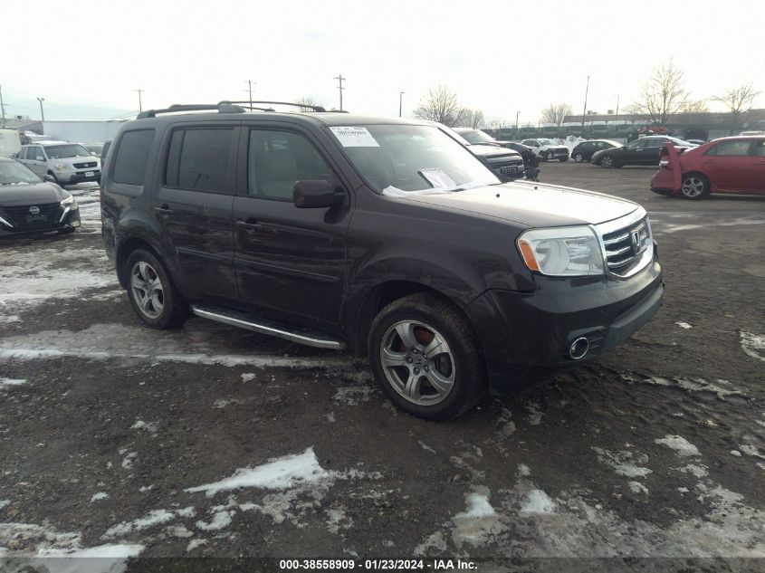 2013 HONDA PILOT EXL - 5FNYF4H66DB061801