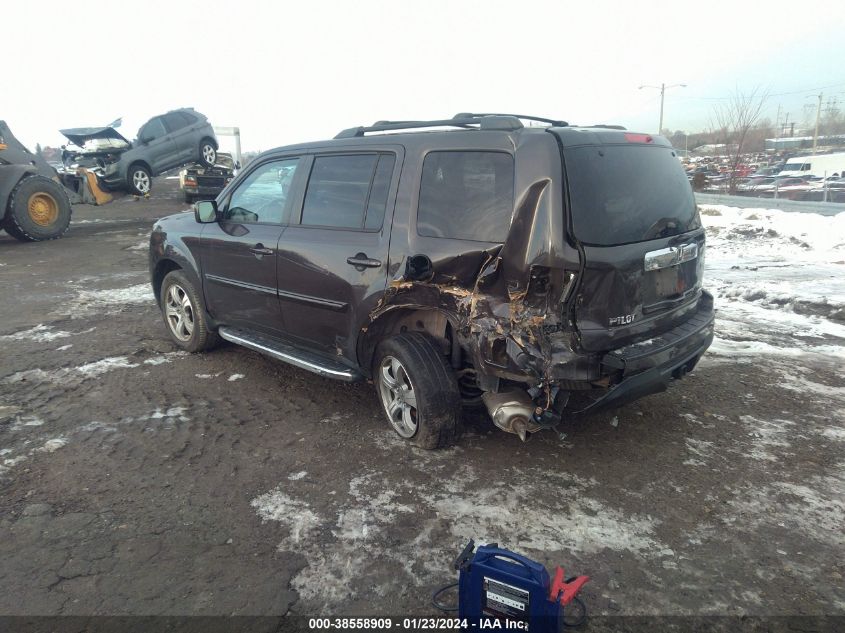 2013 HONDA PILOT EXL - 5FNYF4H66DB061801