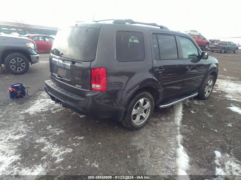 2013 HONDA PILOT EXL - 5FNYF4H66DB061801