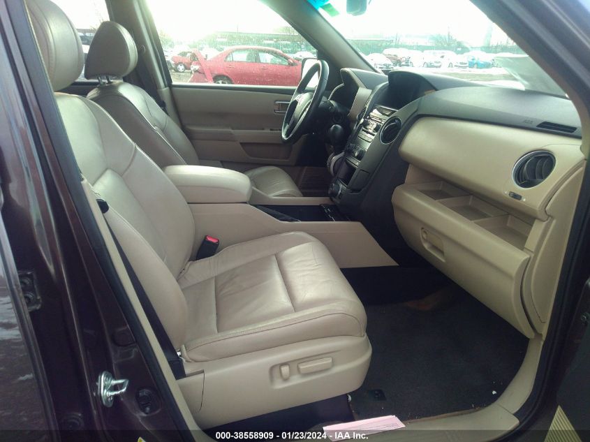 2013 HONDA PILOT EXL - 5FNYF4H66DB061801