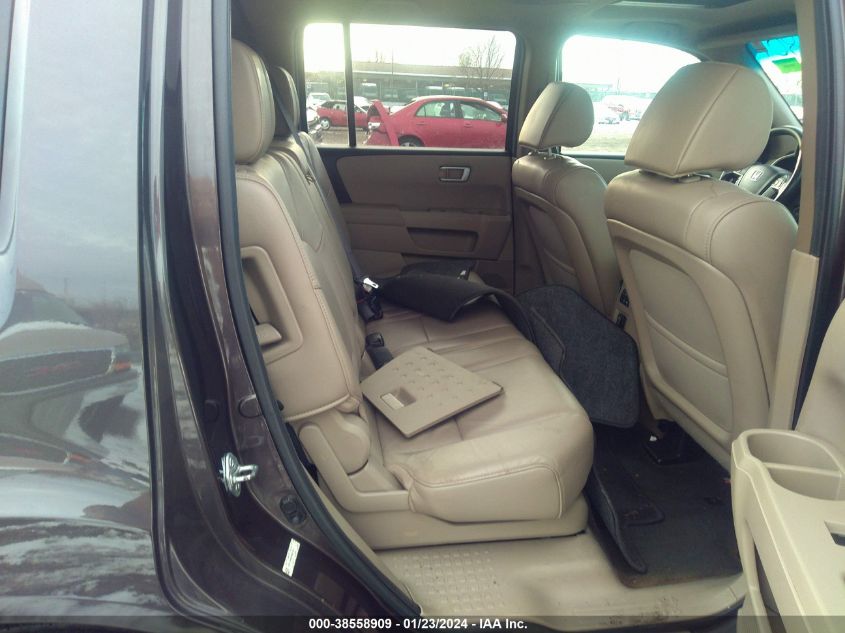 2013 HONDA PILOT EXL - 5FNYF4H66DB061801