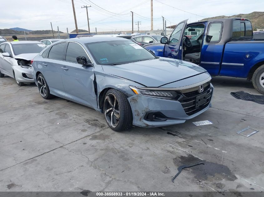 2022 HONDA ACCORD SPORT - 1HGCV1F32NA117054