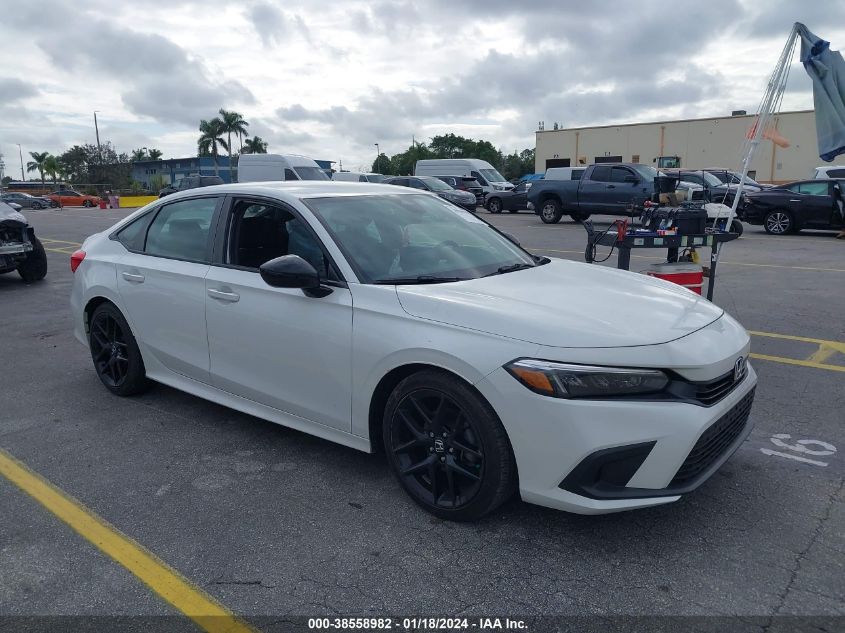 2022 HONDA CIVIC SPORT - 2HGFE2F58NH568317