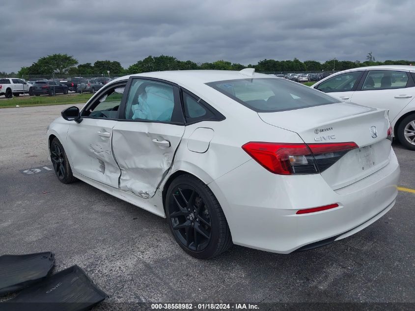 2022 HONDA CIVIC SPORT - 2HGFE2F58NH568317