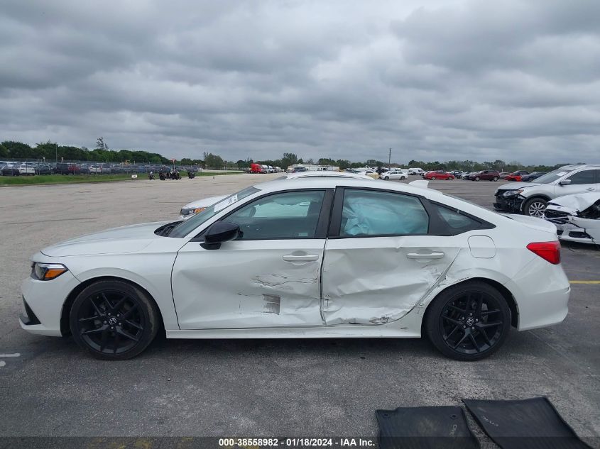 2022 HONDA CIVIC SPORT - 2HGFE2F58NH568317