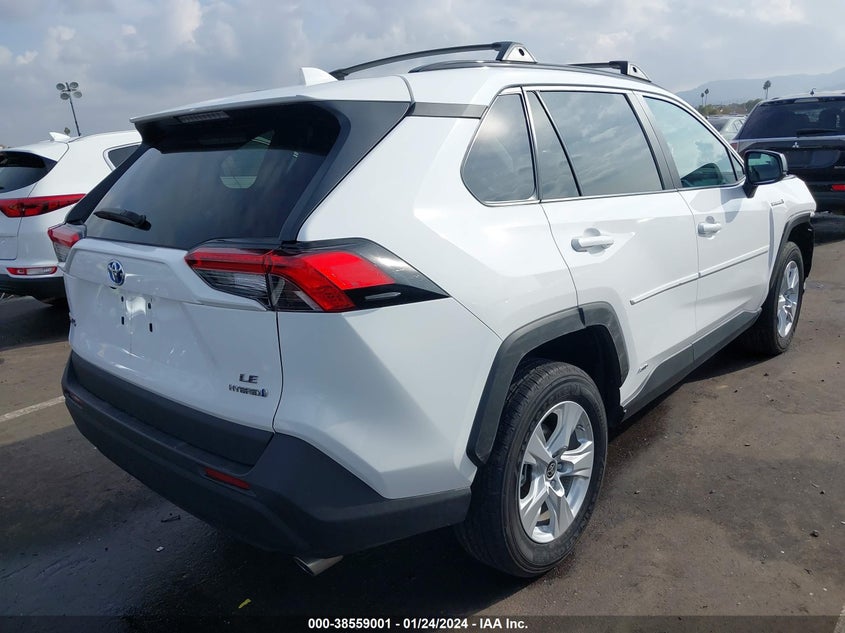 VIN 4T3LWRFV5MU020264 2021 TOYOTA RAV4 LE HYBRID