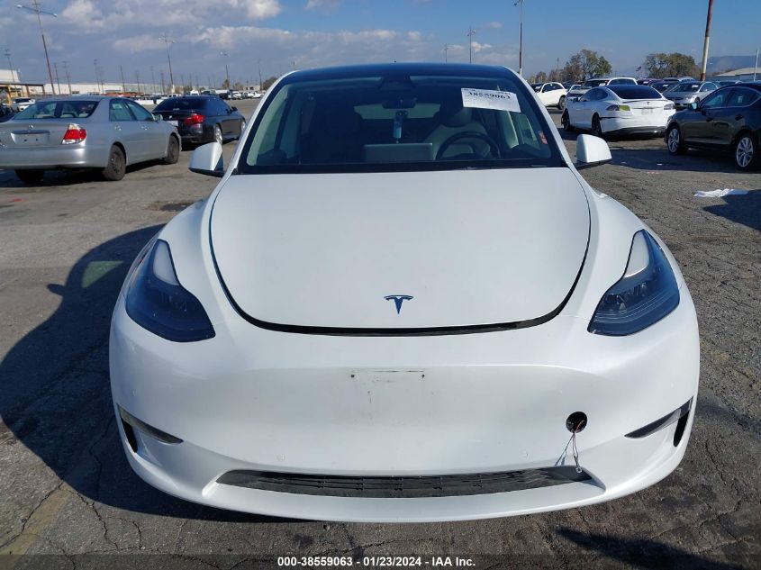 2022 TESLA MODEL Y - 7SAYGDEF9NF537027