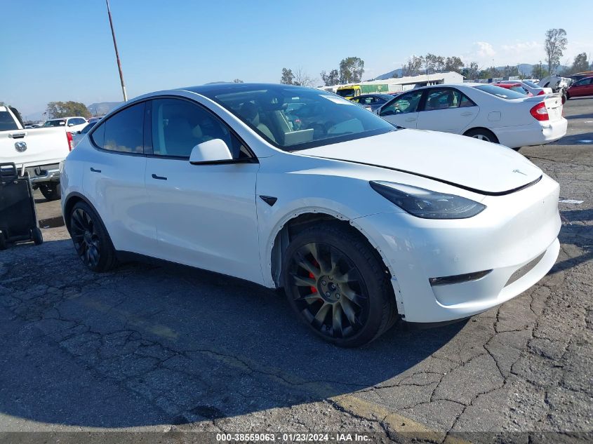 2022 TESLA MODEL Y - 7SAYGDEF9NF537027