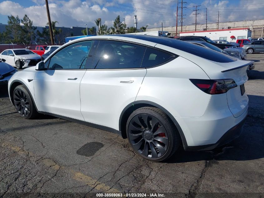 2022 TESLA MODEL Y - 7SAYGDEF9NF537027