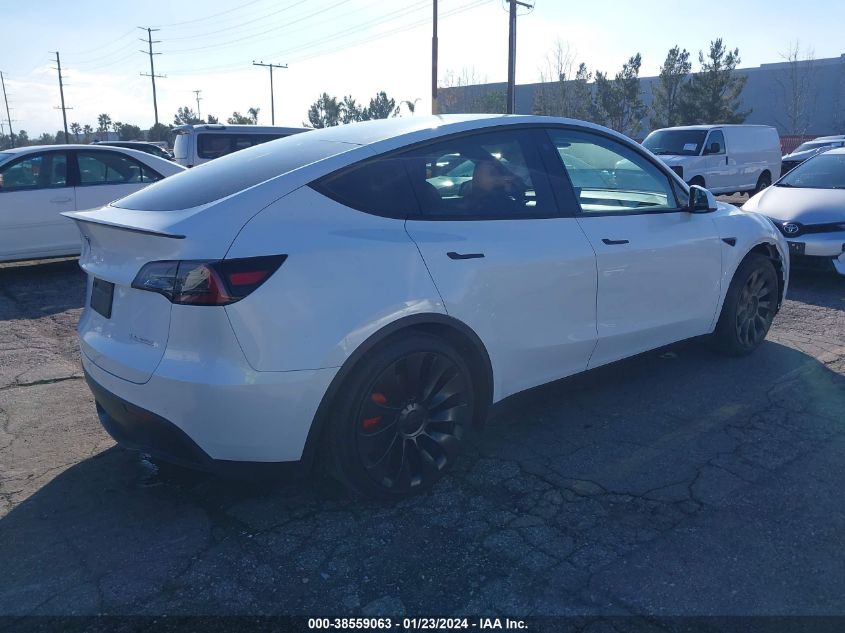 2022 TESLA MODEL Y - 7SAYGDEF9NF537027