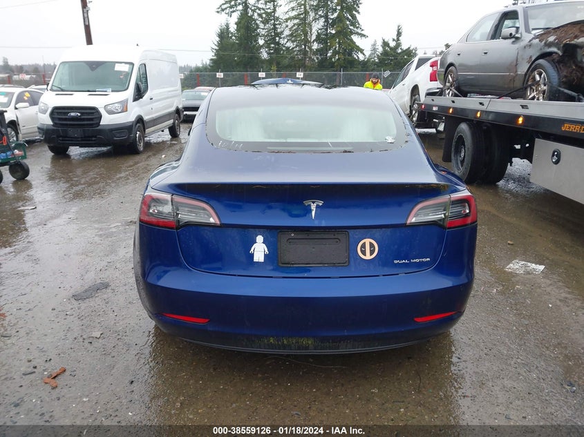 VIN 5YJ3E1EB9LF622553 2020 TESLA MODEL 3 LONG RANGE DUAL MOTOR ALL-WHEEL DRIVE