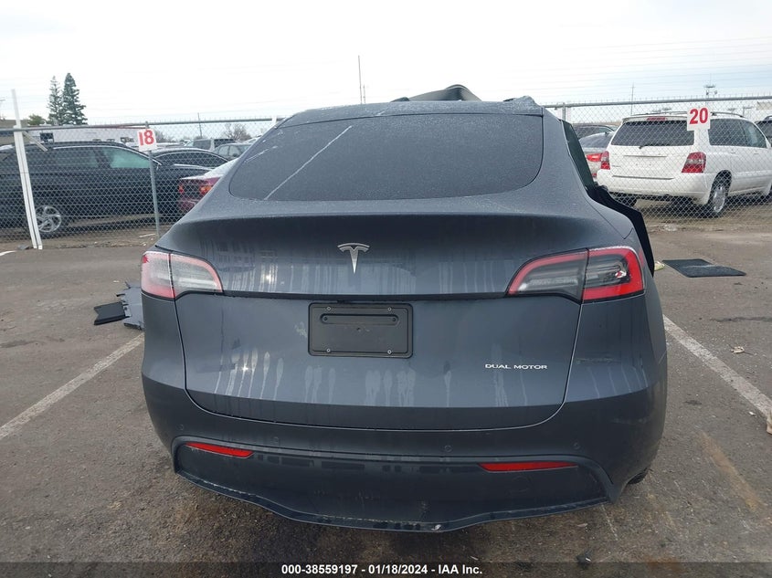 VIN 5YJYGDEEXMF073572 2021 TESLA MODEL Y LONG RANGE DUAL MOTOR ALL-WHEEL DRIVE