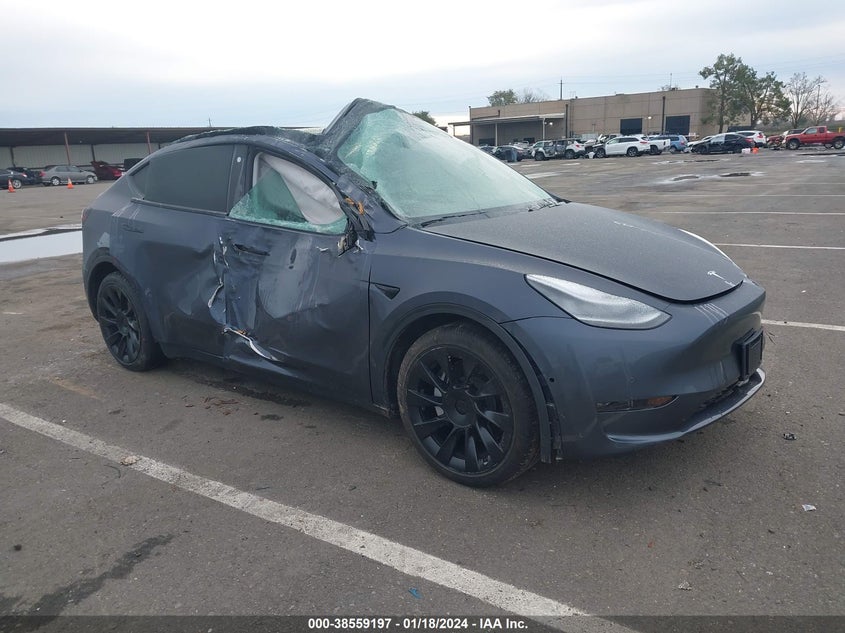 VIN 5YJYGDEEXMF073572 2021 TESLA MODEL Y LONG RANGE DUAL MOTOR ALL-WHEEL DRIVE