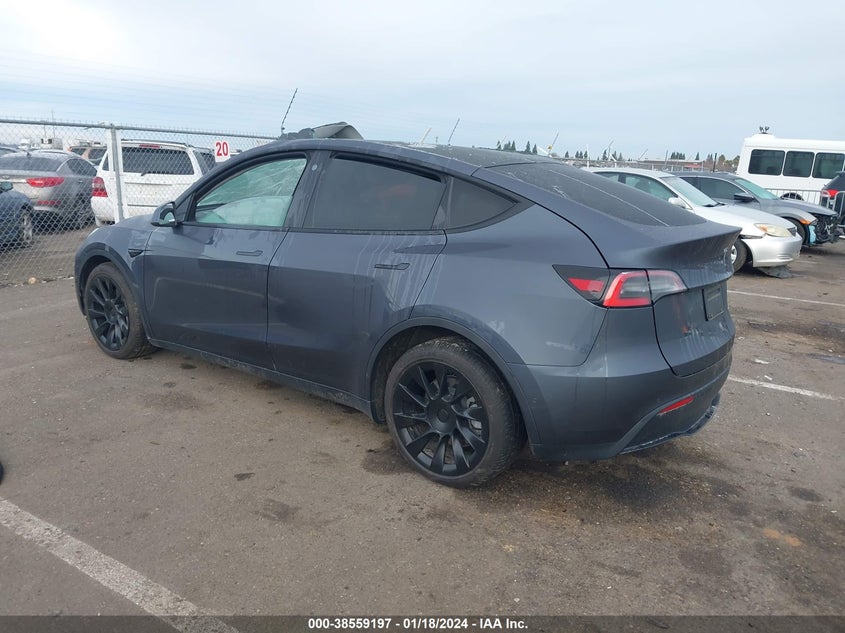 VIN 5YJYGDEEXMF073572 2021 TESLA MODEL Y LONG RANGE DUAL MOTOR ALL-WHEEL DRIVE