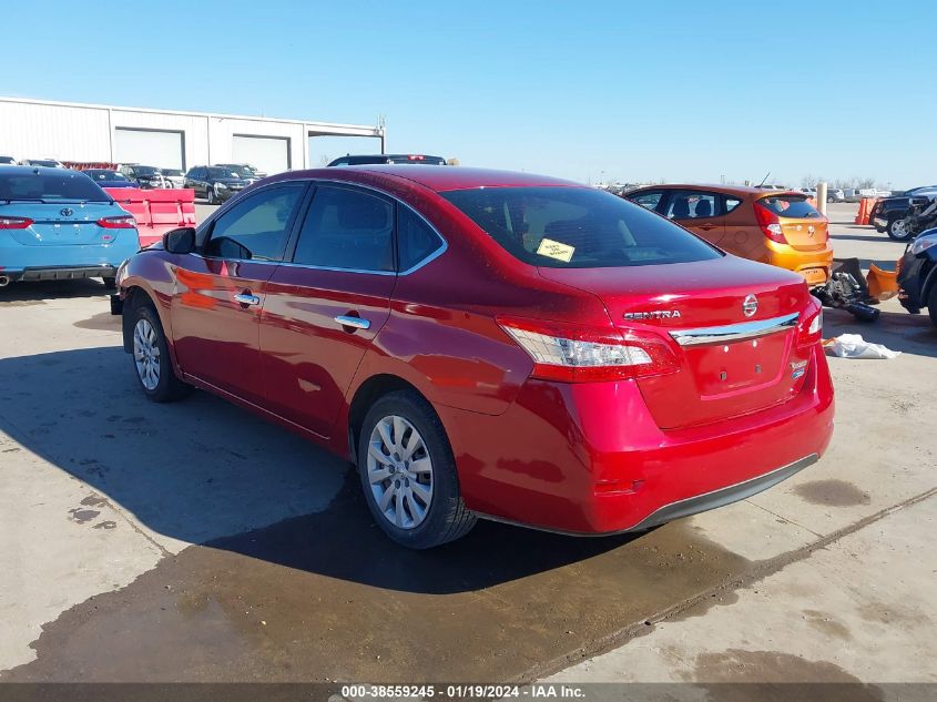 2014 NISSAN SENTRA S - 3N1AB7AP6EY242651