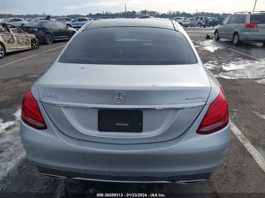 2015 MERCEDES-BENZ C 300 4MATIC/LUXURY 4MATIC/SPORT 4MATIC - 55SWF4KB9FU019511