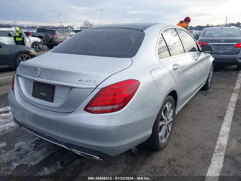 2015 MERCEDES-BENZ C 300 4MATIC/LUXURY 4MATIC/SPORT 4MATIC - 55SWF4KB9FU019511