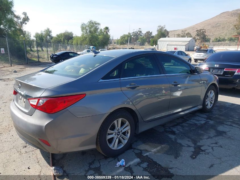 2014 HYUNDAI SONATA GLS - 5NPEB4AC9EH918288