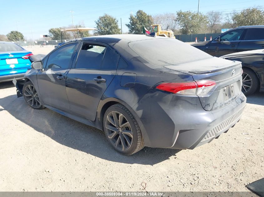 2021 TOYOTA COROLLA SE/NIGHT SHADE - 5YFS4MCE4MP075808